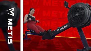 Transform Your Fitness Game  METIS FURY Rowing Machine  10 Levels of resistance & Foldaway Design