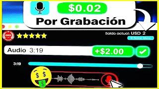 COMO GANAR $$$ USD A PayPal con una APP  Por Hablar y enviar msjs de audio