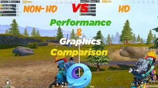 Pubg Mobile Non-Hd Vs Hd Resource Pack In Gameloop  Performance And Graphics Comparison  2024