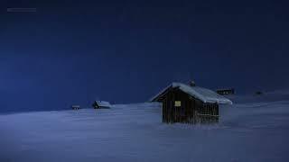 Winter Ambience with Relaxing Wind Gust & Snowfall  on the Microfoon  Snow Storm Sleep Sounds