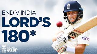 Incredible 180* at The Home of Cricket  Joe Root Hits Majestic Innings  England v India 2021