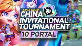 I Hit 10 Portal in China’s Invitational Global Cup  Rank 1 TFT Set 12