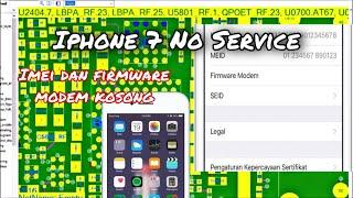 Iphone 7 no service sinyal mencari-no firmware modem
