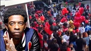 FUNERAL Rich Homie Quan Baloon Release Held In Atlanta