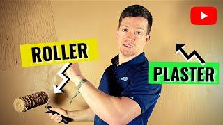 Learn How To Plaster A Wall ROLLER METHOD REVEALED  Plastering For Beginners