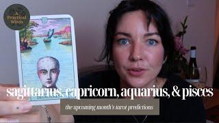 July’s Monthly Tarot Predictions for Sagittarius Capricorn Aquarius & Pisces