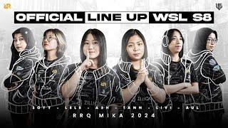 THE 6 BEAUTIFUL MLBB PLAYERS OF RRQ MIKA FOR WSL S8