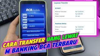 CARA TRANSFER UANG LEWAT M BANKING BCA TERBARU