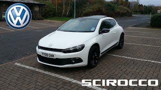 VW Scirocco 2.0 litre GT TDi candy white very High spec DSG walkaround look round