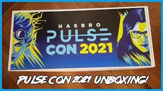 WHATS IN THE BOX? HASBRO PULSE CON 2021 MYSTERY UNBOXING MARVEL STAR WARS FORTNITE & MORE