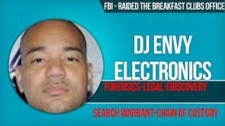 Cyber Security FBI - DJ Envy Corporate Electronics Seized and Taken at Work. FBI Forensics Discovery