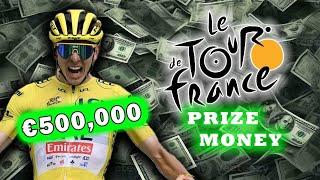 Tour de France 2024 Prize Money BREAKDOWN How Much Did Tadej Pogacar and Biniam Girmay Win?