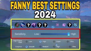 FANNY BEST SETTINGS REVEALED TIPS & TRICKS + ITEM BUILD 2024