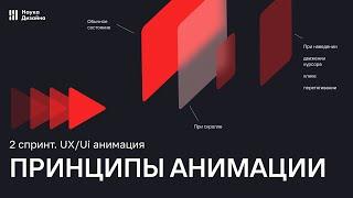 Анимация UXUI Принципы анимации - 2 спринт