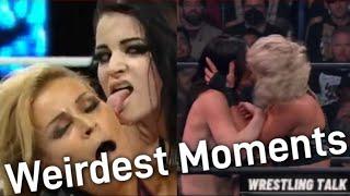 The Most Weirdest Moments In WOMENS Wrestling Ever