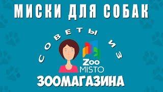 Миски для собак  Как правильно выбрать миску для собаки  Виды мисок  Советы из зоомагазина