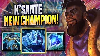 NEW CHAMPION KSANTE IS SO BROKEN - Korean Challenger Plays Ksante TOP vs Singed