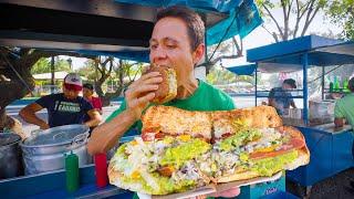 Guatemala Street Food Tour  CRAZIEST HOT DOGS in the World in Guatemala City