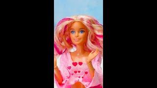 すごい！人形の髪をストローで巻き髪に変身！#DIY