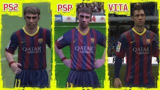 FIFA 14 PS2 vs PSP vs PS Vita vs PS3 vs PS4 Graphics Comparison