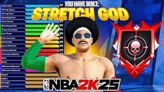 BEST STRETCH BIGMAN BUILD in NBA 2K25 HOF REBOUNDING + LIMITLESS RANGE BEST CENTER BUILD 2K25