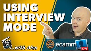 How to use INTERVIEW MODE In #EcammLive as a HOST and also as a GUEST