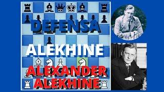 Partidas de Alexander Alekhine - Defensa Alekhine con Blancas