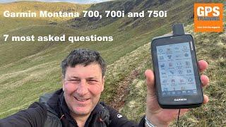 Garmin Montana 700 700i and 750i – review and 7 most asked FAQs