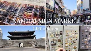 SHOPPING IN KOREA  Seoul City Tour 2023  Virtual Walking Tour in Namdaemun Market