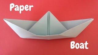 How to Make a Paper Boat  Origami Boat  Origami Step by Step Tutorial