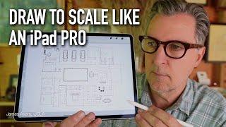 iPad Pro Drawing Plans to Scale in Procreate for Beginners including free download