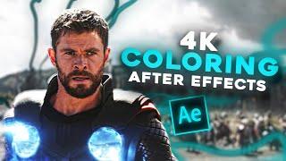 How To Make 4K Color Correction  After Effects  Beginner Guide