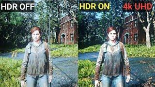 The Last Of Us 2 - HDR Vs No HDR Graphics Comparison