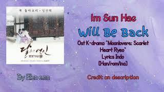 Im Sun Hae 임선혜 - Will Be Back Ost Moonlovers Scarlet Heart Ryeo pt9 Lyrics Indo Hanromina