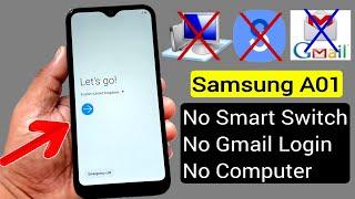 Samsung A01 A015 FRP BYPASSGOOGLE ACCOUNT REMOVE 2021 Without PC