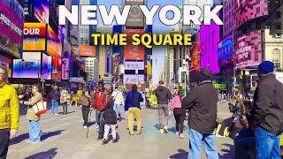 New Yorks Walkthrough 2024 Grand Central Terminal to Times Square - Manhattan  NYC In Winter 4k