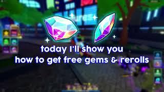 HOW TO GET FREE TRAIT REROLLS & GEMS  VERIFY In Anime Adventures