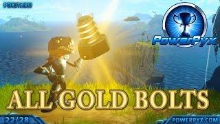 Ratchet & Clank 2016 - All Gold Bolt Locations Ultimate Explorer Trophy Guide