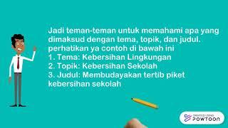 Perbedaan Tema Topik dan Judul