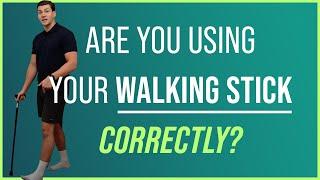 How to Use a Walking StickCane Correctly