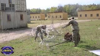 1-4 Infantry Regiment helps clean up the  Hohenfels Training Area box