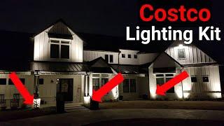 Costco Lighting Kit Installation  Outdoor Landscape Lighting Installation  Stunning Results