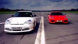 Porsche GT3 vs Ferrari 360  Top Gear
