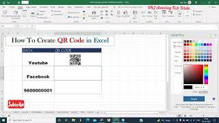 How To Create QR Code in Excel For Free and Use Anywhere #rrjamazingtech #qrcode #exceltutorial