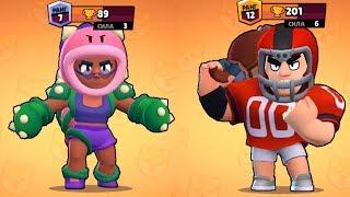 Одиночное столкновение Brawl Stars играем за Була и Розу - летсплей