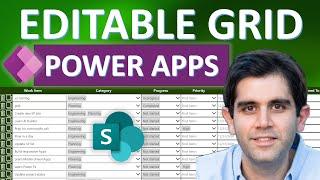 Editable Grid in Power Apps  SharePoint List
