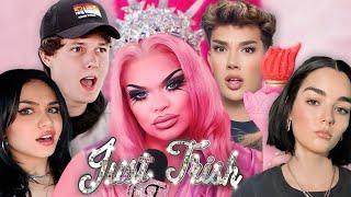 Zach Justice Silences TikToker For Exposing Dropouts & James Charles Called Trish  Just Trish Ep 93