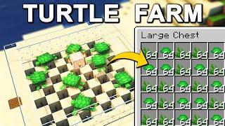 The BEST Turtle Farm in Minecraft 1.21 Tutorial