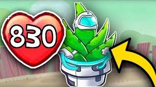 INSANE REACHING 836 HEALTH in PvZ Heroes WORLD RECORD w PvZ Gaming