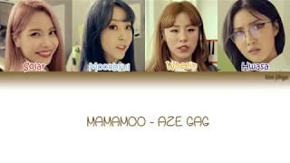 Mamamoo 마마무 - AZE GAG 아재개그 Lyrics HanRomEngCOLOR CODED